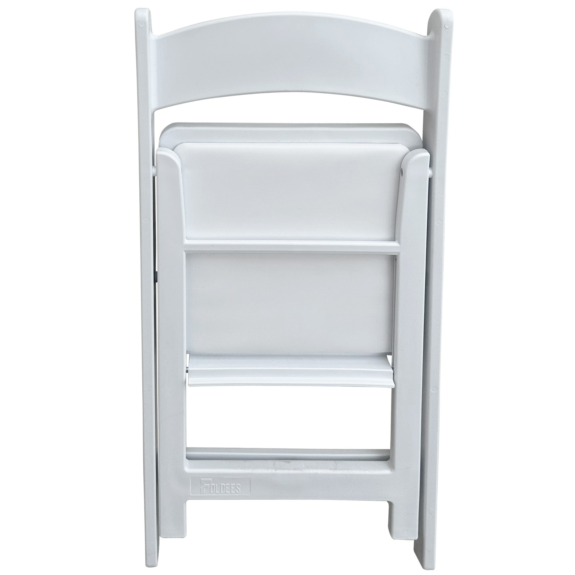 כיסא מתקפל מרופד צבע לבן #צבע_לבן