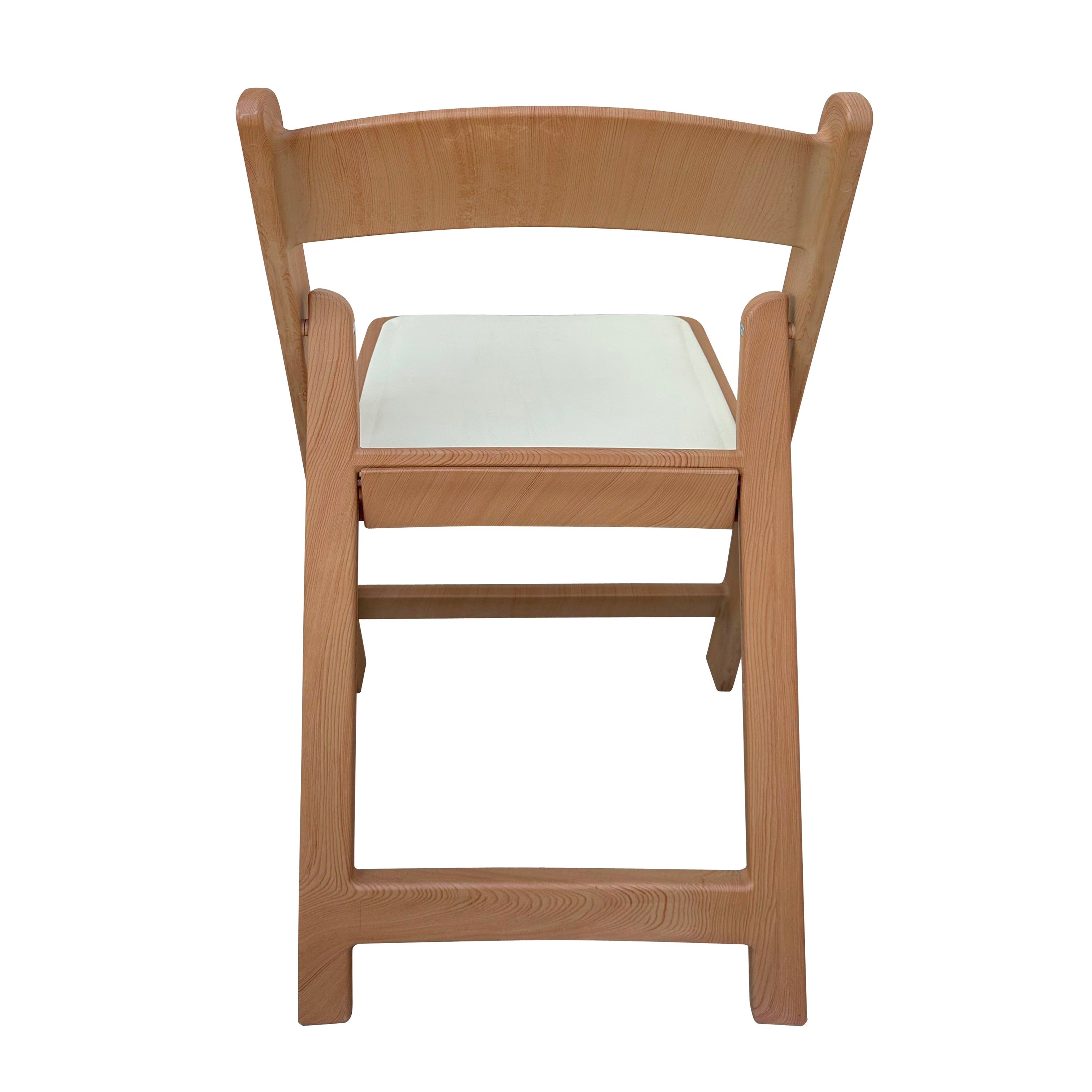 כסא מתקפל מרופד צבע עץ טבעי בהיר #צבע_עץ טבעי