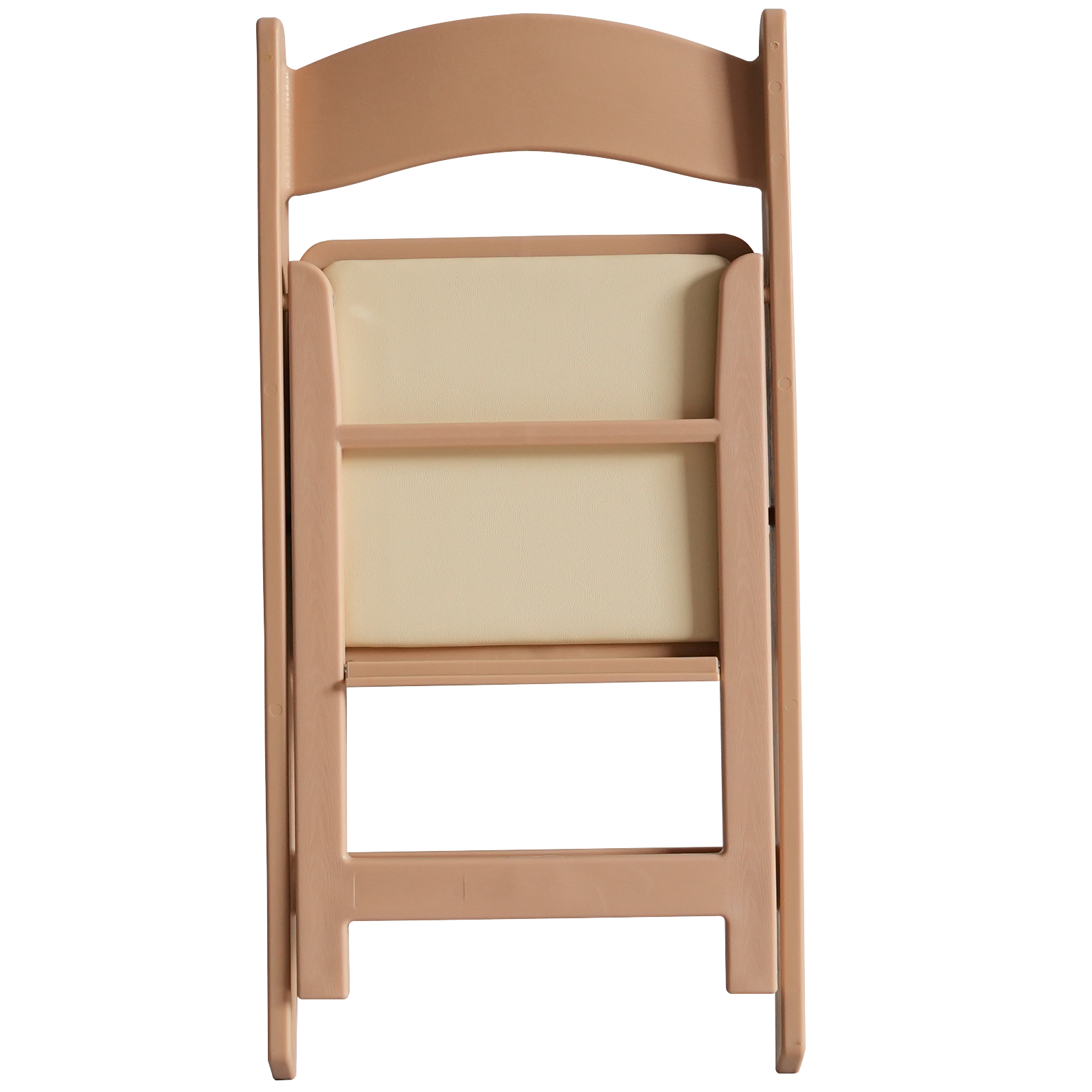 כסא מתקפל מרופד צבע בז' בהיר #צבע_בז' בהיר