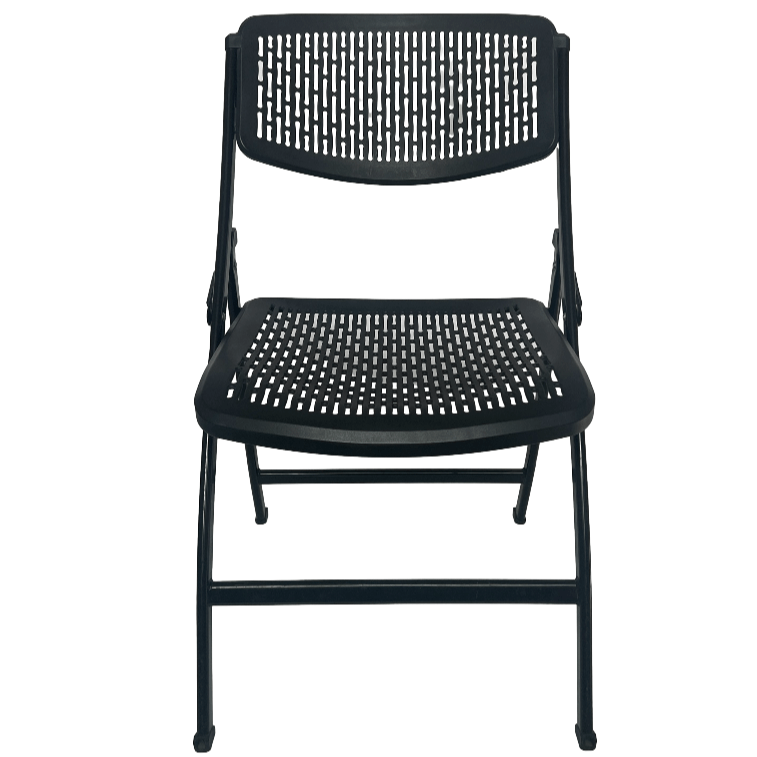 כיסא מתקפל חזק ונוח צבע שחור דגם מיאמי #צבע_שחור