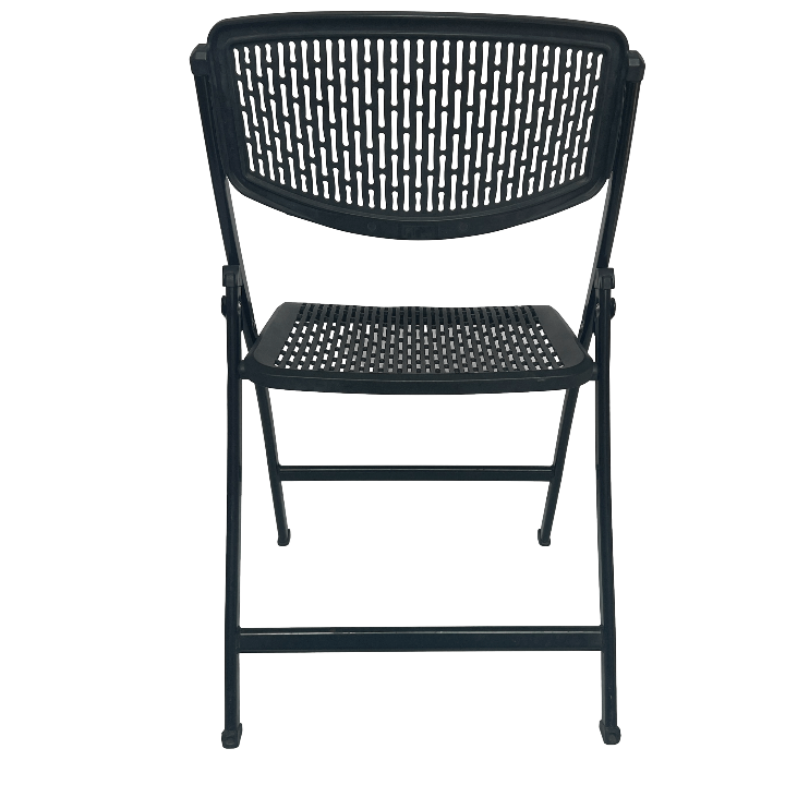 כיסא מתקפל חזק ונוח צבע שחור דגם מיאמי #צבע_שחור