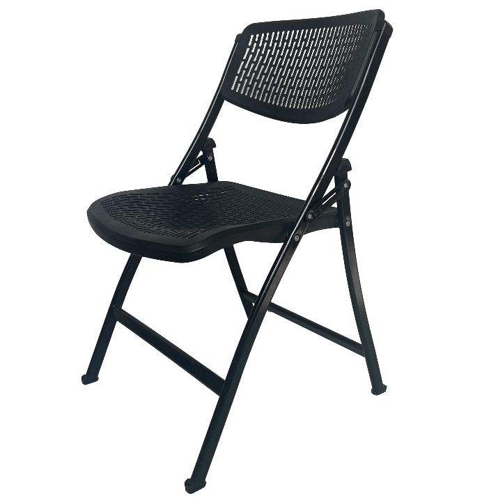 כיסא מתקפל חזק ונוח צבע שחור דגם מיאמי #צבע_שחור