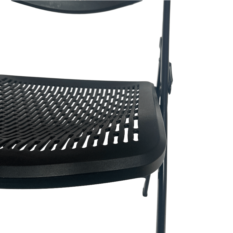 כיסא מתקפל חזק ונוח צבע שחור דגם מיאמי #צבע_שחור