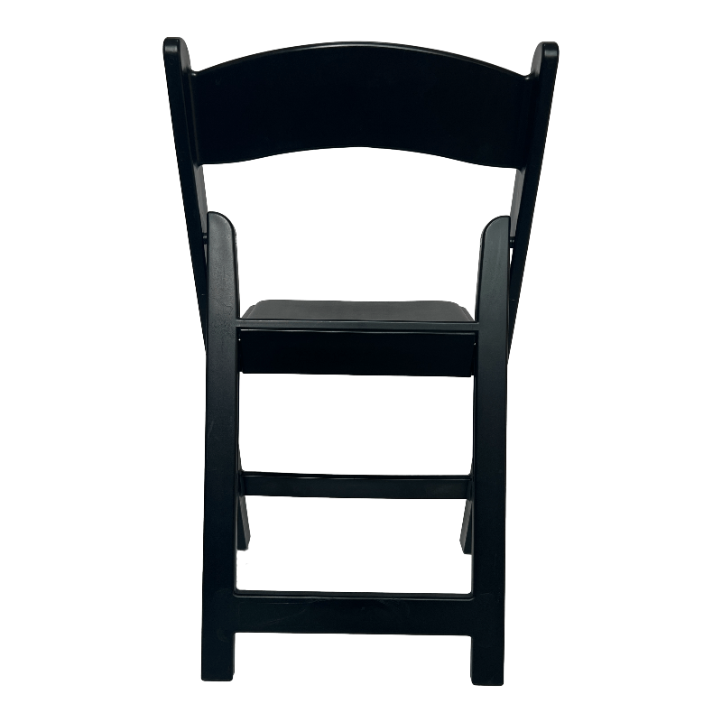 כיסא מתקפל מרופד שחור #צבע_שחור