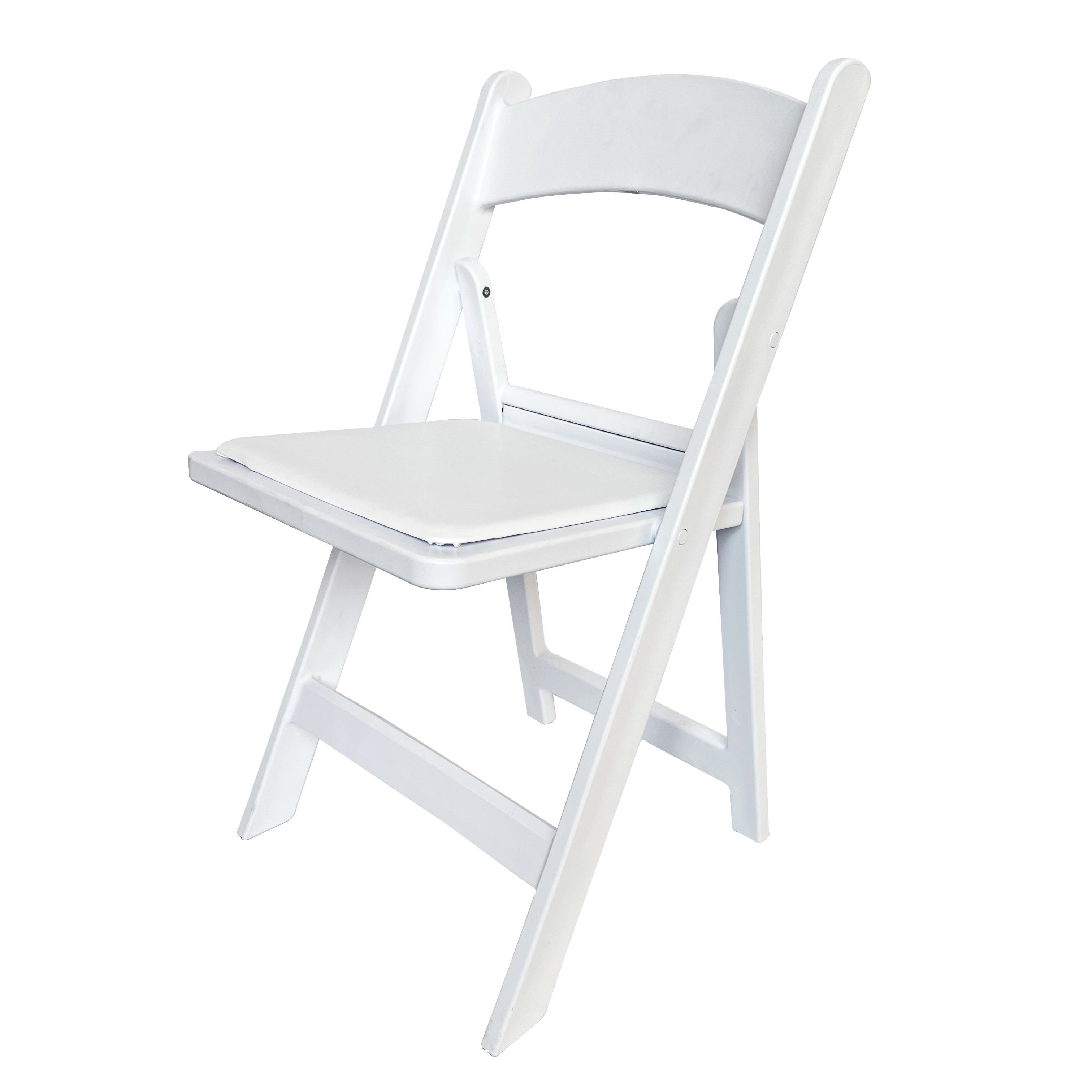 כסא מתקפל מרופד צבע לבן #צבע_לבן
