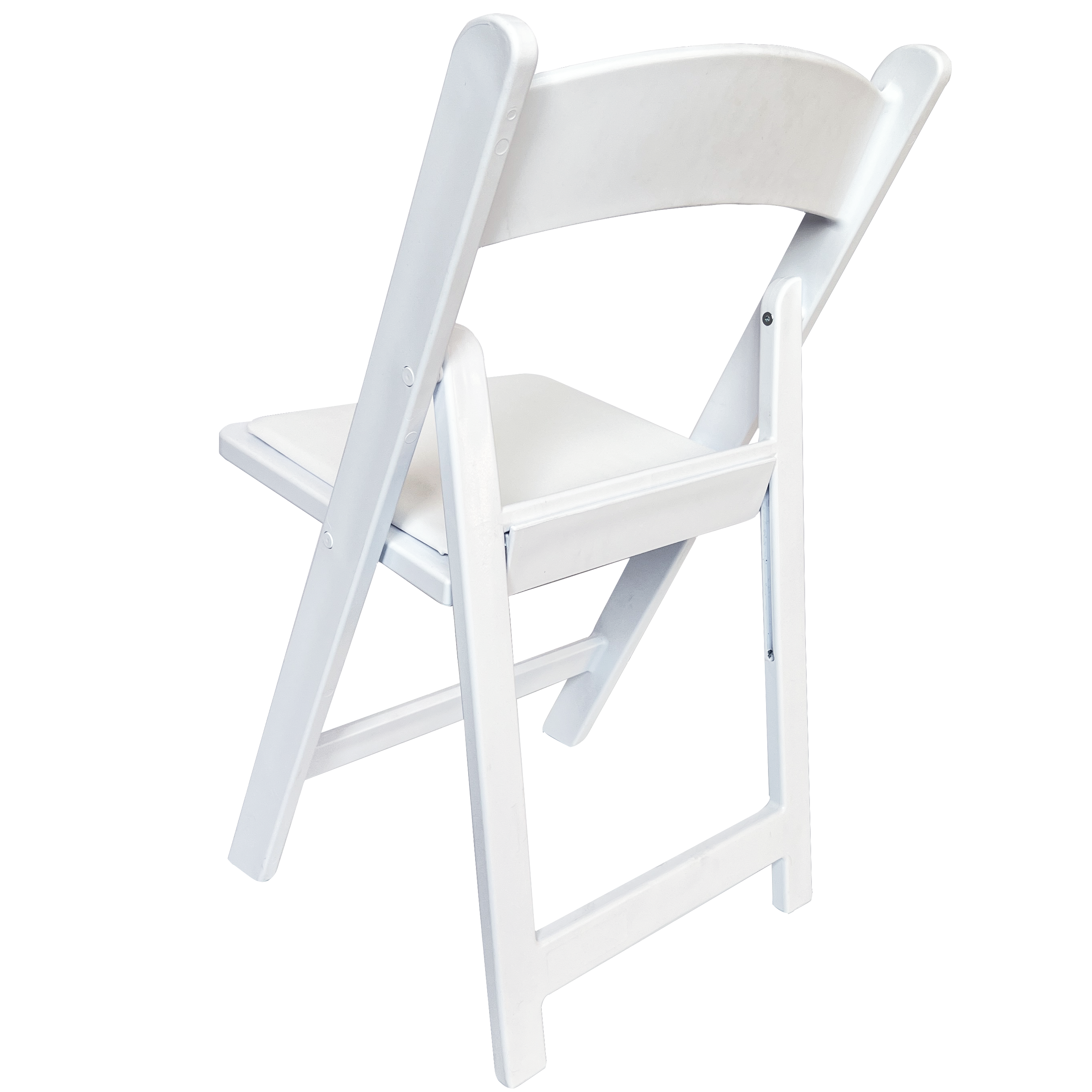 כסא מתקפל מרופד צבע לבן#צבע_לבן