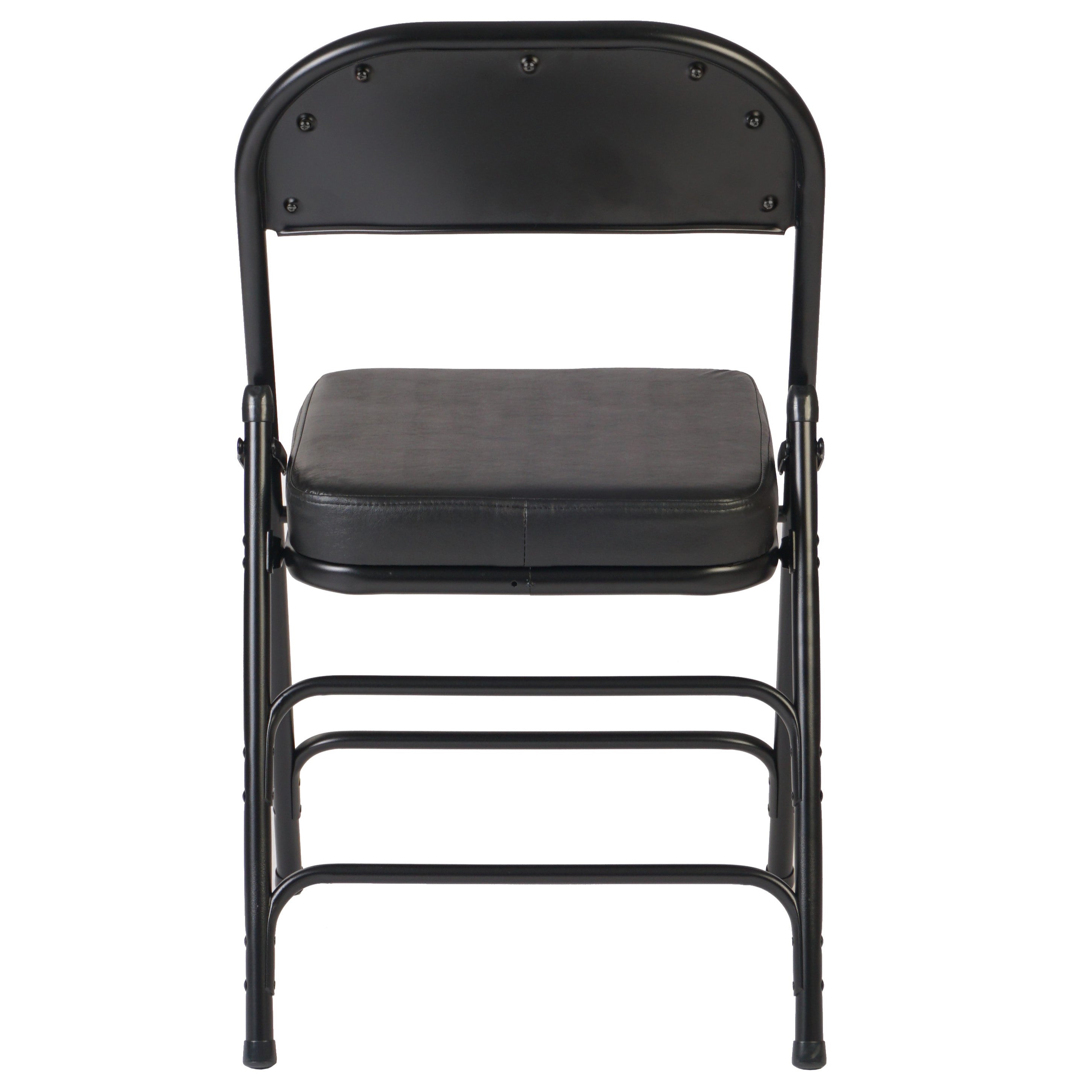 כיסא מתקפל מרופד נוח מאוד חזק יציב מושב וגב מרופד כסא מתקפל צבע שחור דגם היילנד#צבע_שחור