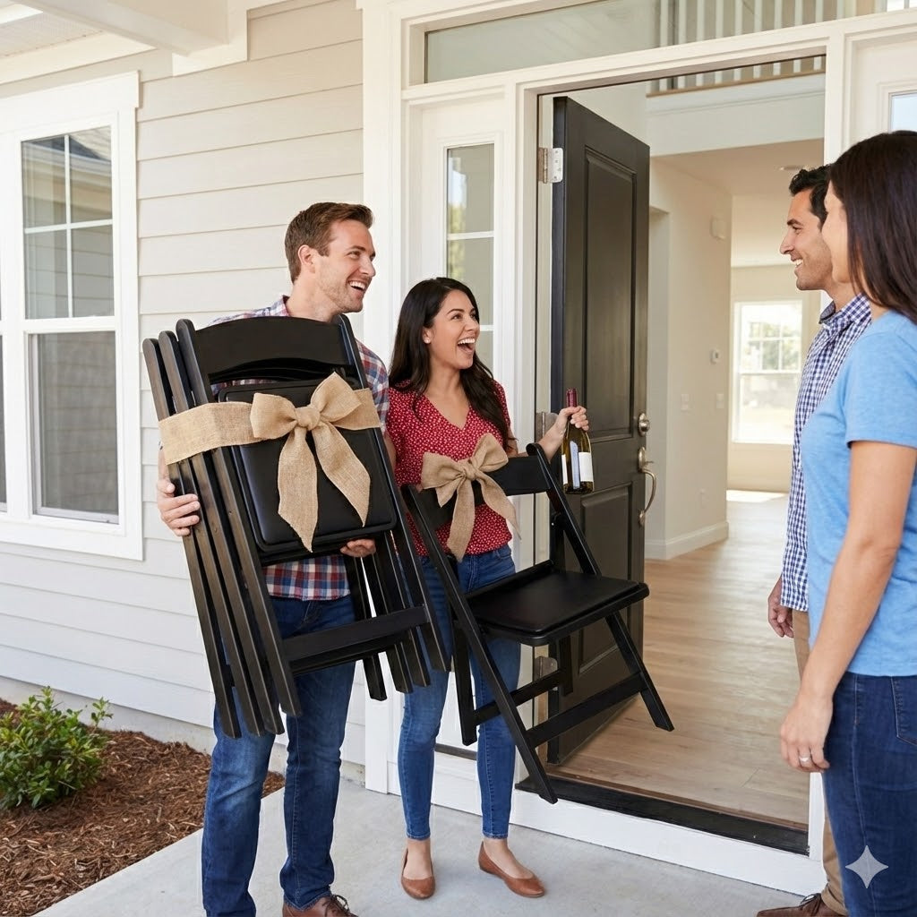 מתנה לחנוכת בית: למה סט כסאות מתקפלים הוא המתנה הכי פרקטית שתקנו? 