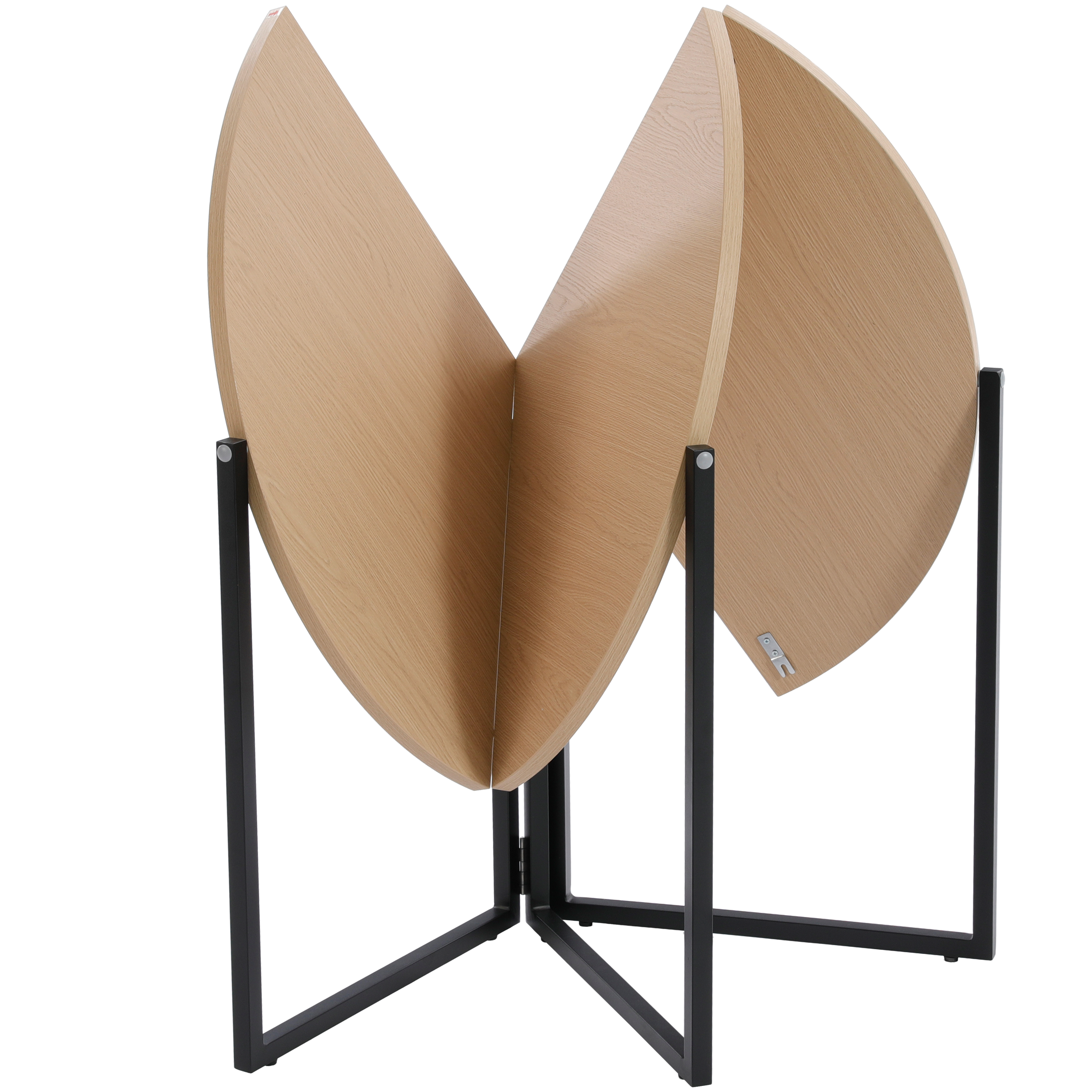 שולחן עגול מתקפל צבע אלון קוטר 110 דגם רומא