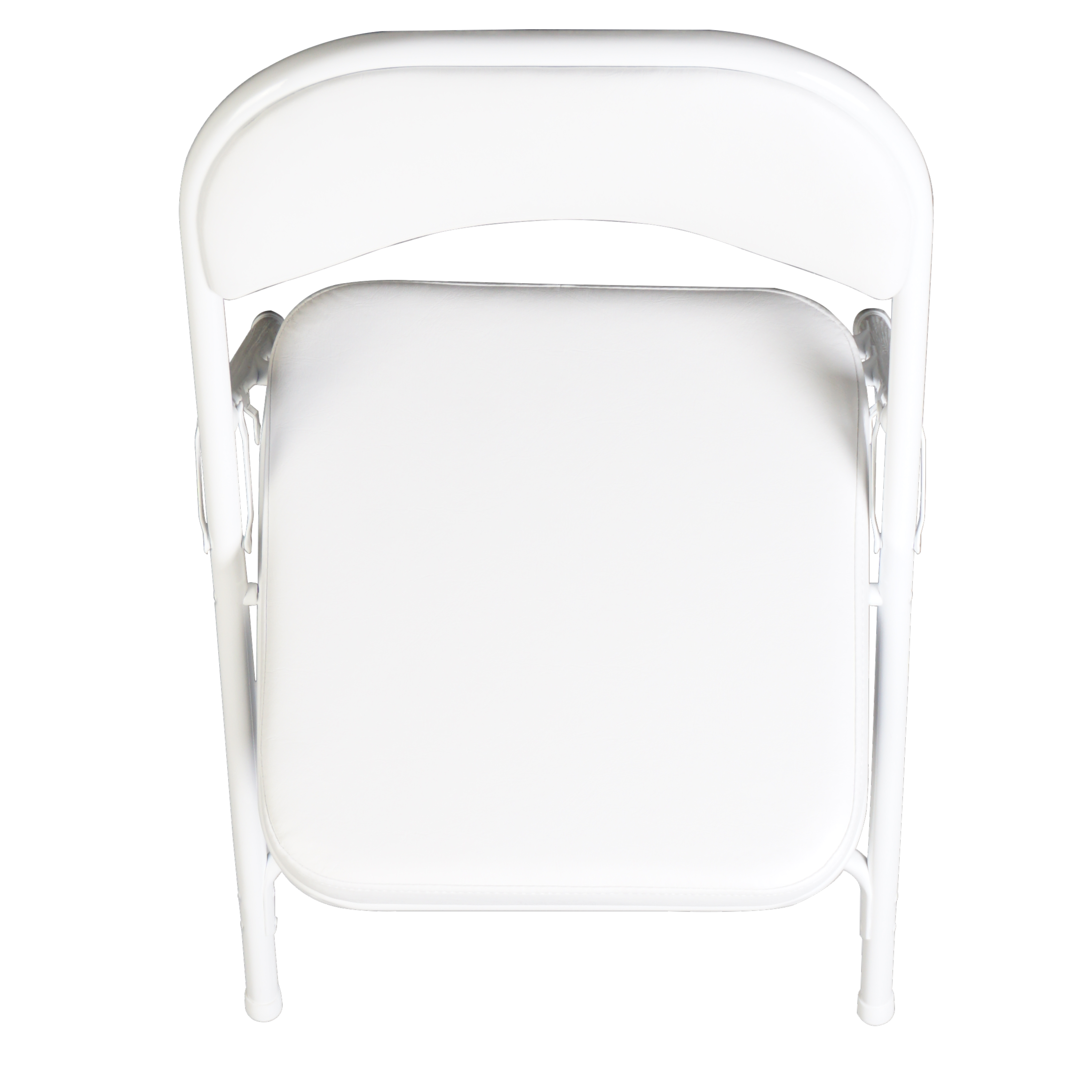 כיסא מתקפל מרופד נוח מאוד חזק יציב מושב וגב מרופד כסא מתקפל צבע לבן דגם היילנד#צבע_לבן