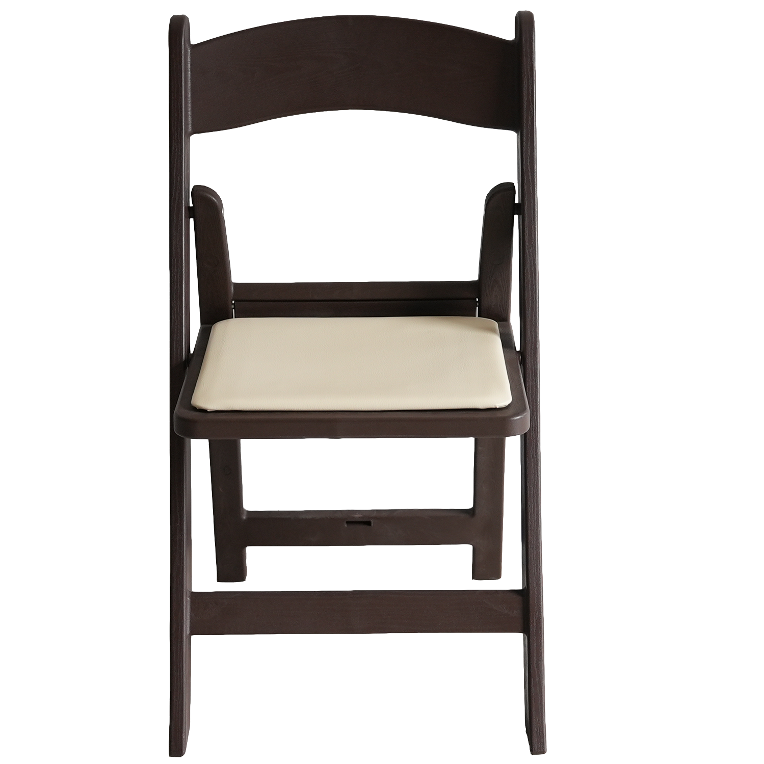 כסא מתקפל מרופד צבע חום ##צבע_חום