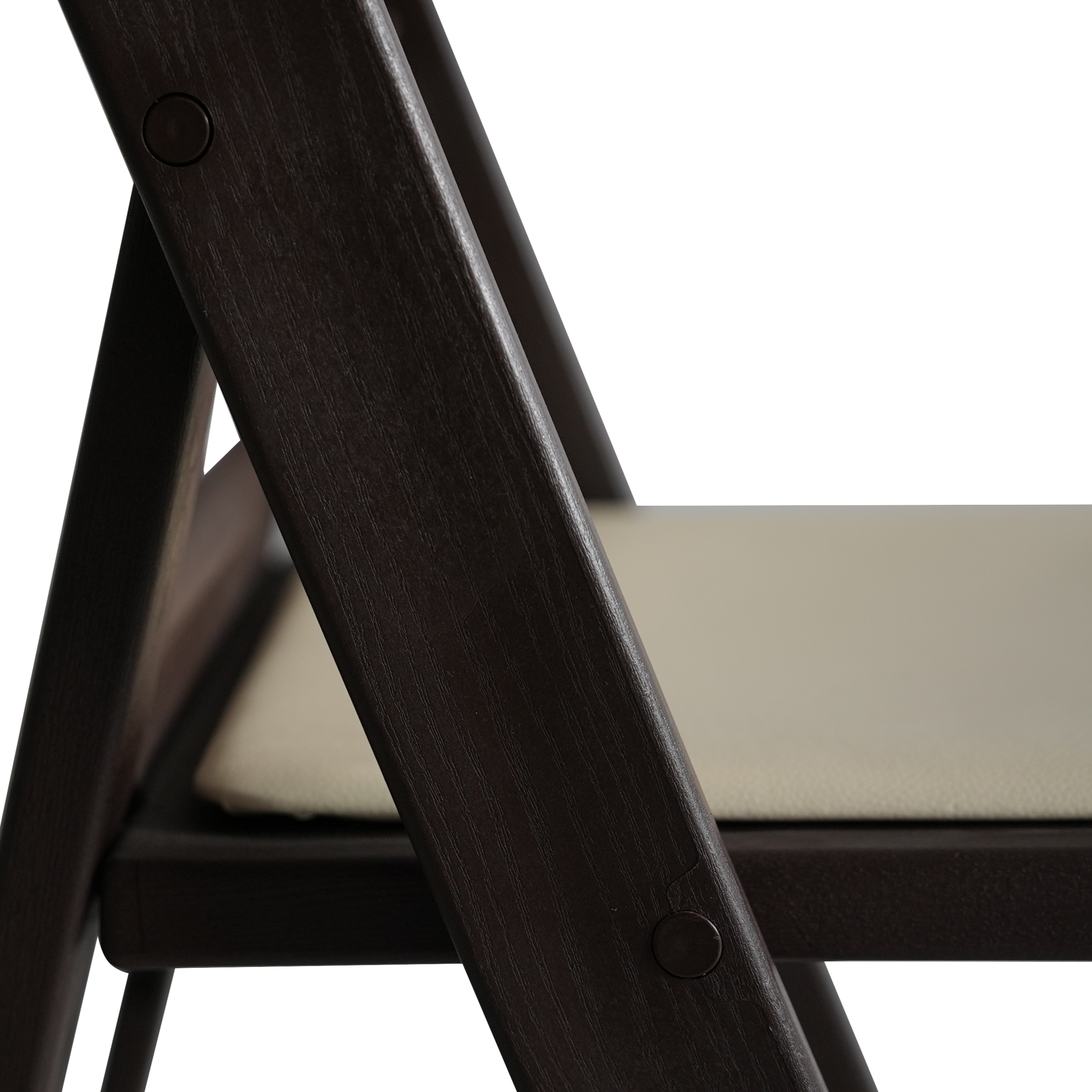 כסא מתקפל מרופד צבע חום #חום